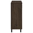 Pemberly Row 2-Door Entryway Shoe Storage Cabinet in Smoked Oak