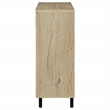 Pemberly Row 2-Door Entryway Shoe Storage Cabinet in White Oak