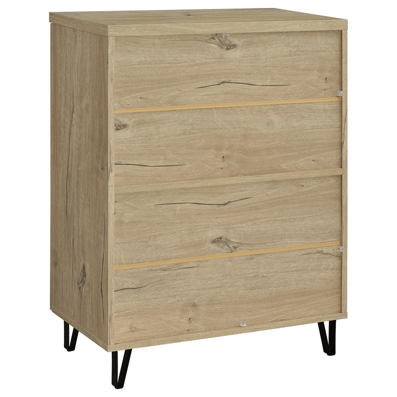 Pemberly Row 2-Door Entryway Shoe Storage Cabinet in White Oak