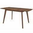 Pemberly Row 63-Inch Extension Leaf Dining Table in Natural Walnut