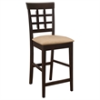 Pemberly Row 7-piece Square Counter Height Dining Set in Cappuccino