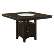 Pemberly Row 7-piece Square Counter Height Dining Set in Cappuccino