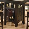 Pemberly Row 52-inch Counter Height Dining Table in Cappuccino