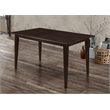 Pemberly Row Rectangular 59-inch Wood Dining Table in Cappuccino