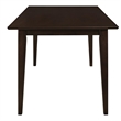 Pemberly Row Rectangular 59-inch Wood Dining Table in Cappuccino