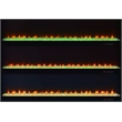 Pemberly Row TV Stand Fireplace with Bluetooth Speaker in Black High Gloss