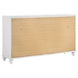 Pemberly Row 7-drawer Bedroom Dresser with Crystal Hardware in White