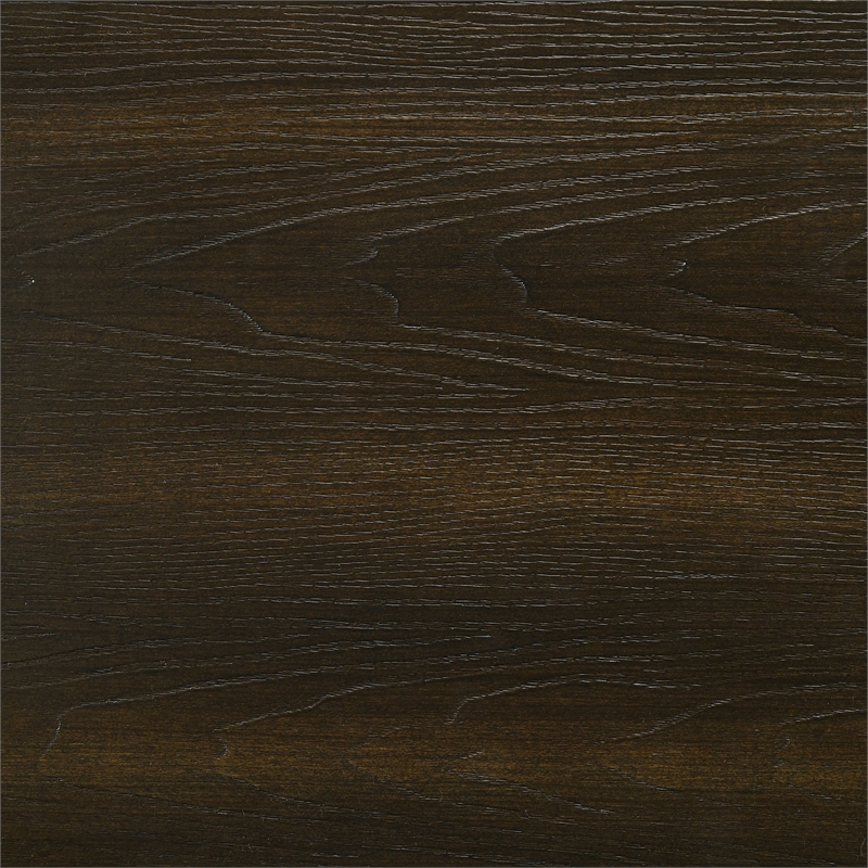 Pemberly Row 7-Drawer Transitional Wood Dresser Cabinet in Dark Oak