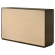 Pemberly Row 7-Drawer Transitional Wood Dresser Cabinet in Dark Oak