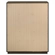 Pemberly Row 5-Drawer Transitional Wood Chest of Drawers in Dark Oak