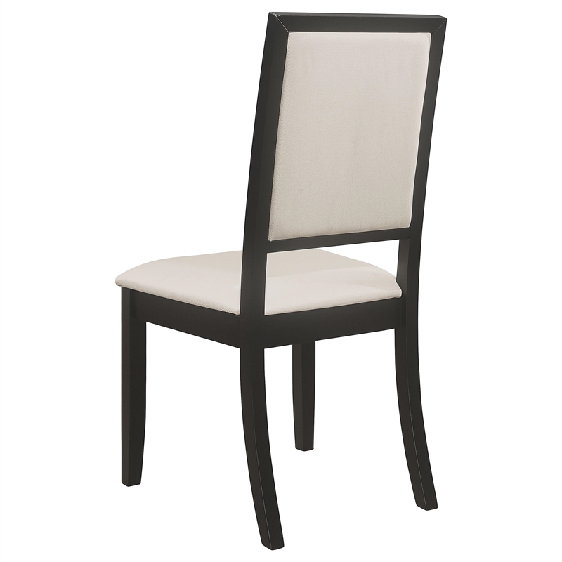 Pemberly Row 5-piece Rectangular Extension Leaf Dining Set in Black
