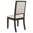 Pemberly Row 5-piece Rectangular Extension Leaf Dining Set in Black