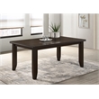 Pemberly Row Rectangular 66-inch Wood Dining Table in Cappuccino