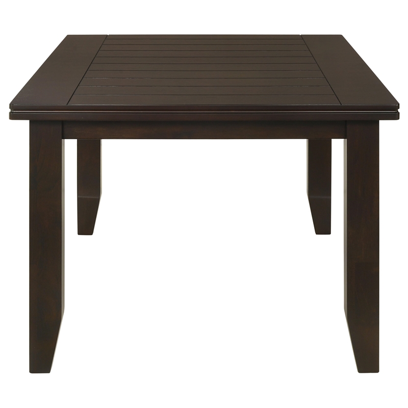 Pemberly Row Rectangular 66-inch Wood Dining Table in Cappuccino