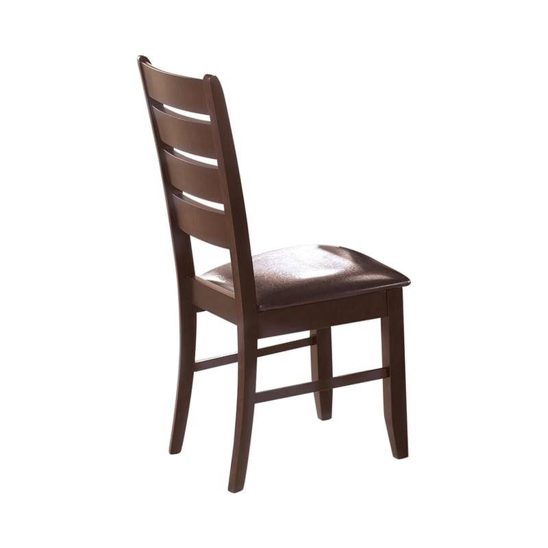 Pemberly Row 6-piece Rectangular Dining and Bench Set in Cappuccino