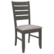 Pemberly Row 5-piece Rectangular Dining Table Set in Dark Grey