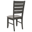 Pemberly Row 5-piece Rectangular Dining Table Set in Dark Grey