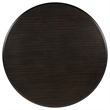 Pemberly Row 5-Piece Round Wood Dining Table Set in Dark Cocoa Brown/Cream