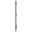 Pemberly Row Cane Weave Full Length Standing Floor Mirror in Black