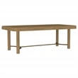 Pemberly Row 5-Piece Extension Leaf Dining Table Set in Sand Wash and Black