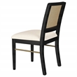 Pemberly Row 5-Piece Extension Leaf Dining Table Set in Sand Wash and Black