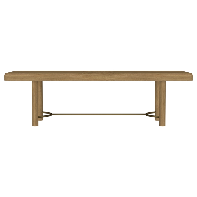 Pemberly Row 5-Piece Extension Leaf Dining Table Set in Sand Wash