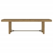 Pemberly Row 5-Piece Extension Leaf Dining Table Set in Sand Wash