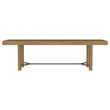 Pemberly Row 7-Piece Extension Leaf Dining Table Set in Sand Wash and Black