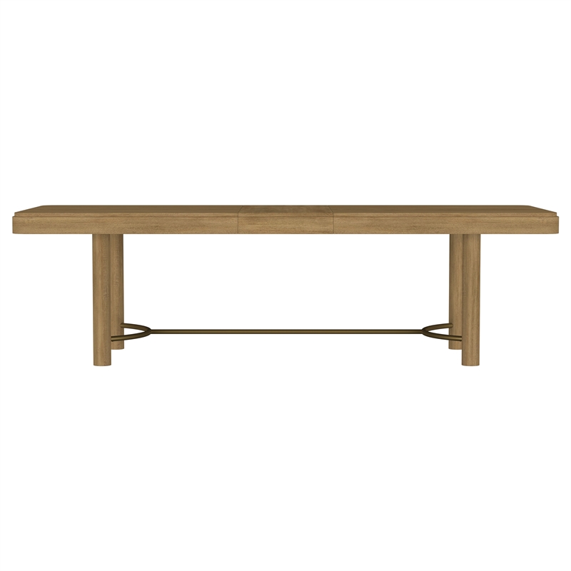 Pemberly Row 7-Piece Extension Leaf Dining Table Set in Sand Wash