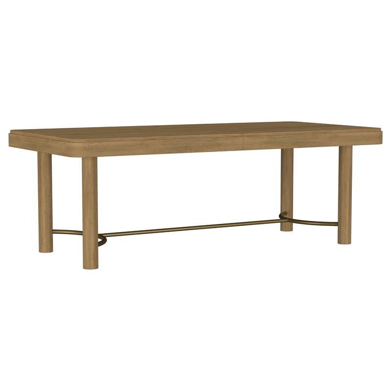 Pemberly Row 9-Piece Extension Leaf Dining Table Set in Sand Wash