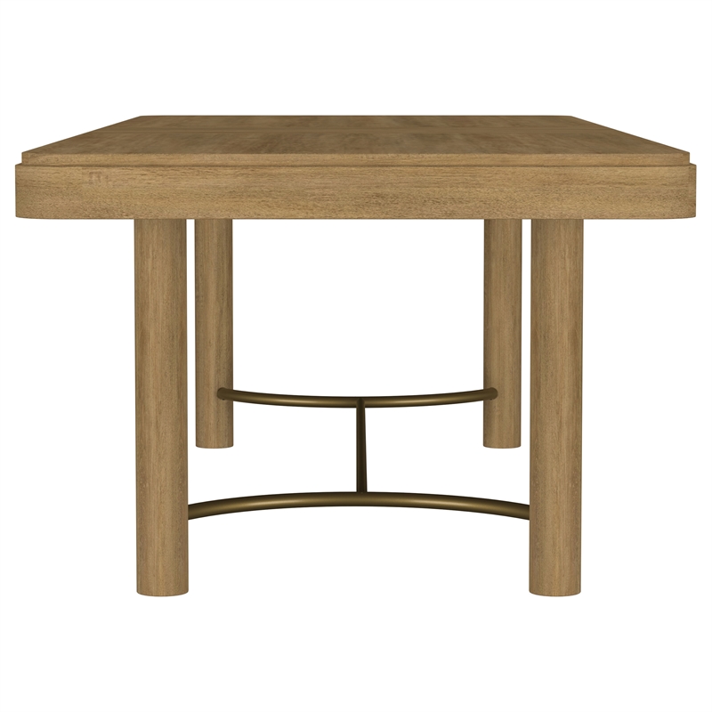 Pemberly Row 9-Piece Extension Leaf Dining Table Set in Sand Wash