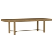 Pemberly Row 104-Inch Extension Leaf Wood Dining Table in Sand Wash