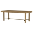Pemberly Row 104-Inch Extension Leaf Wood Dining Table in Sand Wash
