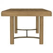 Pemberly Row 104-Inch Extension Leaf Wood Dining Table in Sand Wash