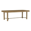 Pemberly Row 104-Inch Extension Leaf Wood Dining Table in Sand Wash