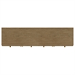 Pemberly Row 65-Inch 2-Drawer Cane Door Dining Sideboard in Sand Wash