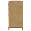 Pemberly Row 65-Inch 2-Drawer Cane Door Dining Sideboard in Sand Wash