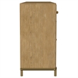 Pemberly Row 65-Inch 2-Drawer Cane Door Dining Sideboard in Sand Wash