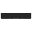 Pemberly Row Rattan Cane 2-Door TV Stand Media Console in Black