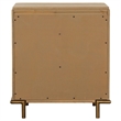 Pemberly Row 3-Drawer Nightstand with Dual USB Ports in Sand Wash