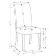 Pemberly Row 2-Piece Upholstered Dining Side Chair Set in Beige