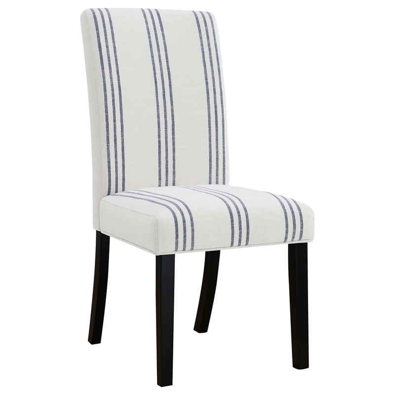 Pemberly Row 2-Piece Upholstered Dining Side Chair Set in Beige