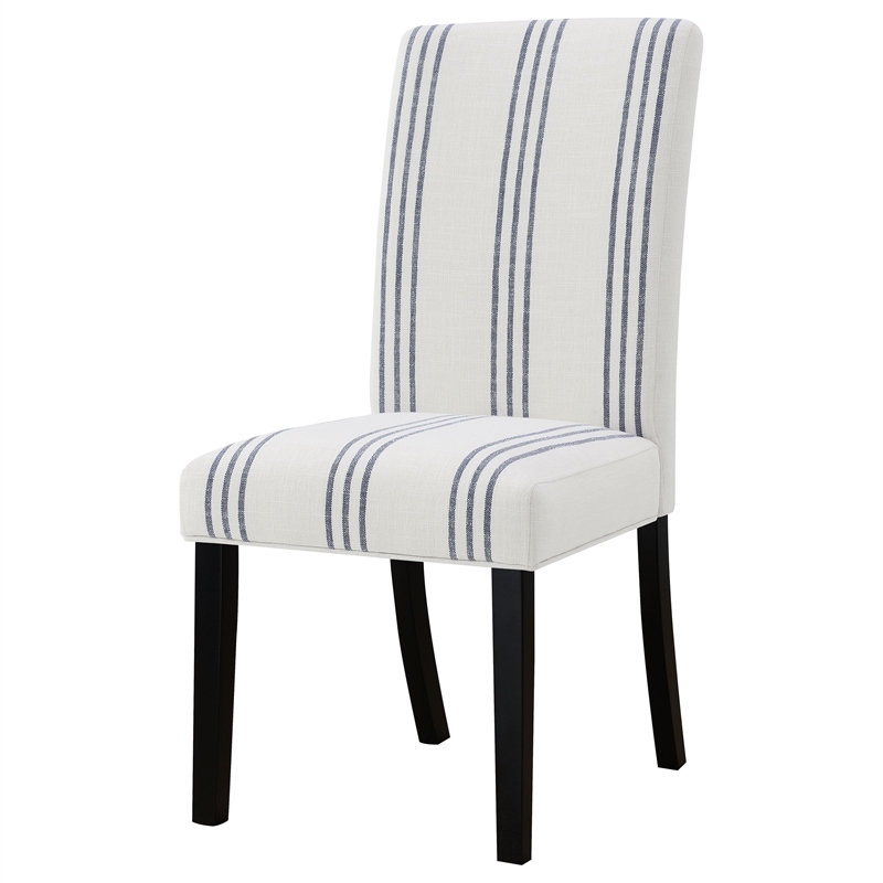 Pemberly Row 2-Piece Upholstered Dining Side Chair Set in Beige