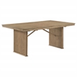Pemberly Row 89-Inch Extension Dining Table in Distressed Light Brown