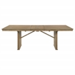 Pemberly Row 89-Inch Extension Dining Table in Distressed Light Brown