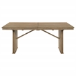 Pemberly Row 89-Inch Extension Dining Table in Distressed Light Brown