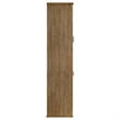 Pemberly Row 77-Inch Tall Display Cabinet in Distressed Light Brown
