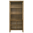 Pemberly Row 77-Inch Tall Display Cabinet in Distressed Light Brown