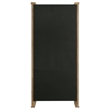 Pemberly Row 77-Inch Tall Display Cabinet in Distressed Light Brown