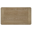 Pemberly Row Transitional Wood Coffee Table in Distressed Light Brown